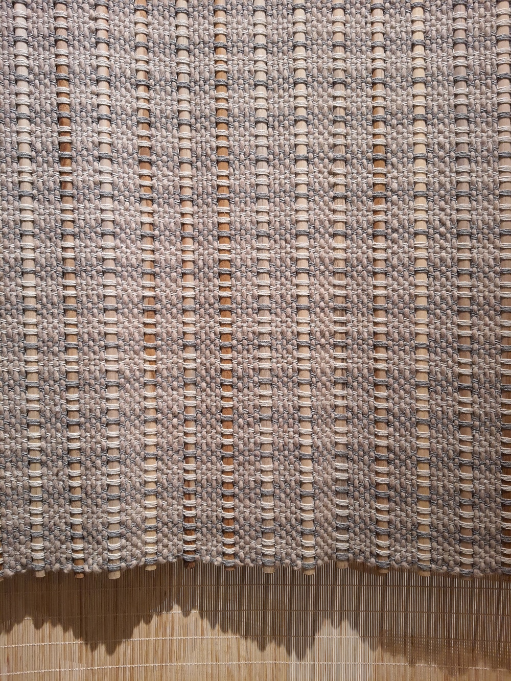 Tappeto Con Inserti In Bamboo